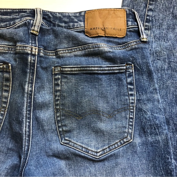 AE Men’s Cozy Airflex + Slim Fit Jeans, size 30 x 34 - Picture 8 of 11